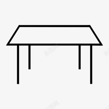 桌子晚餐家具图标图标