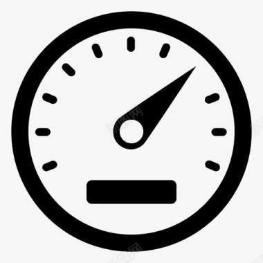 车速表汽车时钟图标图标