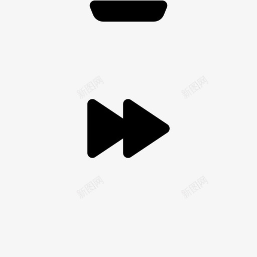 快进手机设备图标svg_新图网 https://ixintu.com 快进 手机 智能手机 智能手机vol1 设备