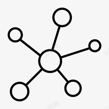 分子网络crispy图标图标