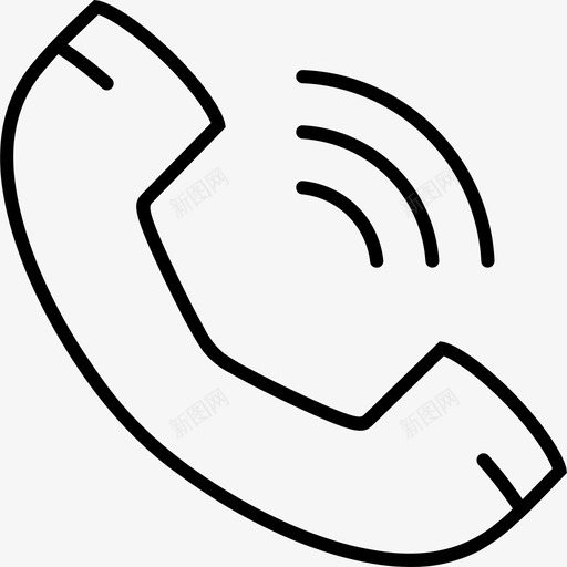 电话通话对话图标svg_新图网 https://ixintu.com 对话 技术 用户界面 电话 界面 通话