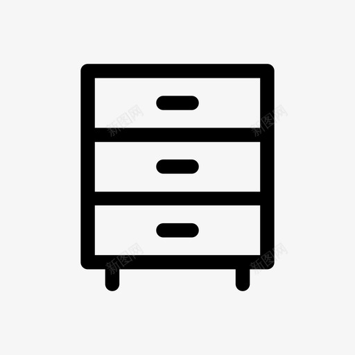 家具抽屉梳妆台抽屉图标svg_新图网 https://ixintu.com 家具 抽屉 梳妆台抽屉