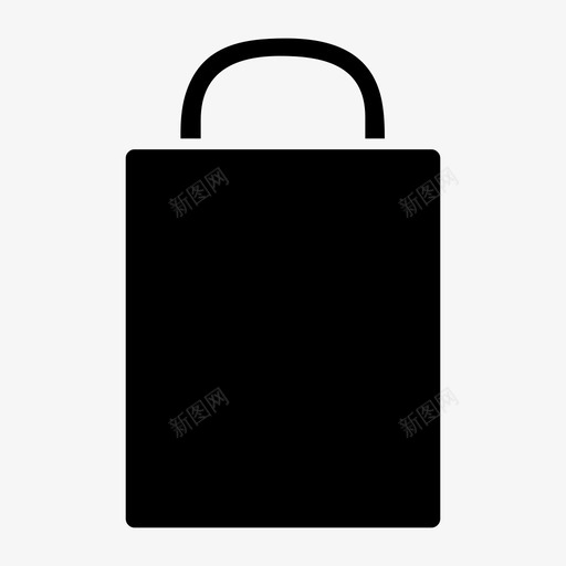 购物袋购买销售图标svg_新图网 https://ixintu.com 办公字形 艺术设计 购买 购物袋 销售