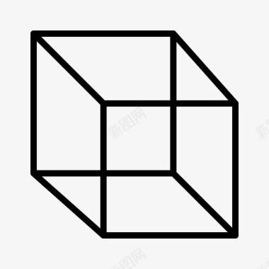 立方体几何体形状图标图标
