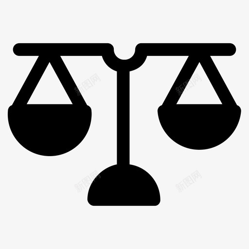 平衡判断公正图标svg_新图网 https://ixintu.com 公正 判断 平衡 法律 重量