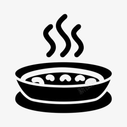 吃热的汤碗吃图标高清图片