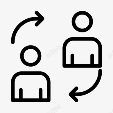 用户员工营销图标图标