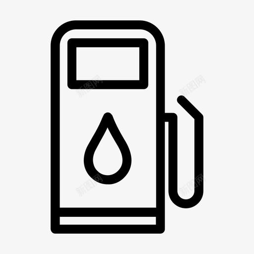 燃料气泵汽油图标svg_新图网 https://ixintu.com 加油站 气泵 汽油 燃料