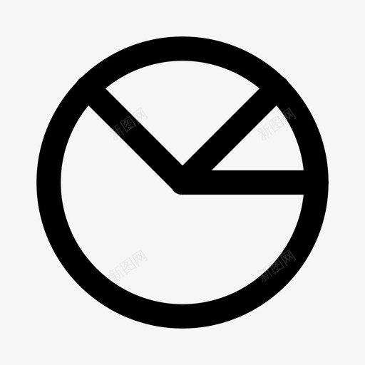 饼图图表数学图标svg_新图网 https://ixintu.com 图表 数学 统计 饼图