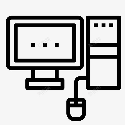 通信云计算机图标svg_新图网 https://ixintu.com 云 数据库 网络 计算机 连接 通信