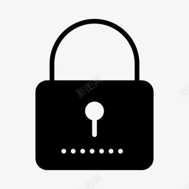 锁私人保护图标图标