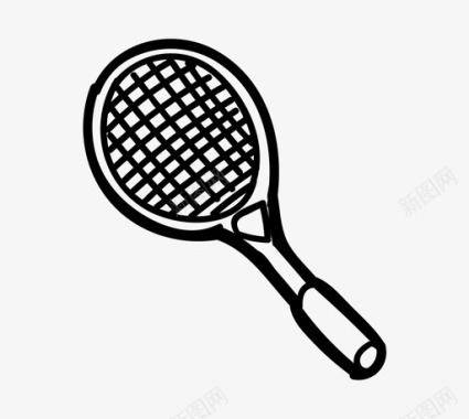 网球拍锦标赛个人图标图标