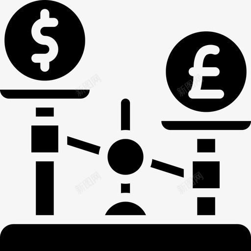 汇率银行业金融业图标svg_新图网 https://ixintu.com 汇率 货币 金融业 银行业 银行业稳健