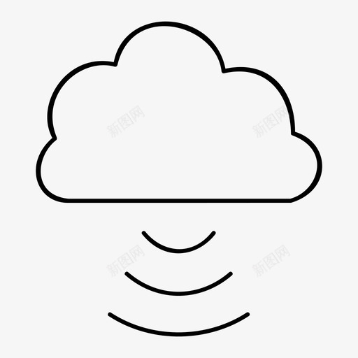 云数据存储图标svg_新图网 https://ixintu.com 下载 下载云 云 在线存储 数据存储
