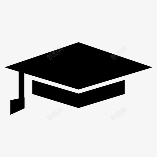 毕业证书学位证书灰泥板图标svg_新图网 https://ixintu.com 学位证书 毕业证书 法律和司法黑填充 灰泥板