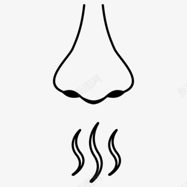 嗅觉鼻子鼻孔图标图标