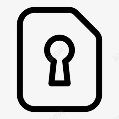 密钥文件访问登录图标图标