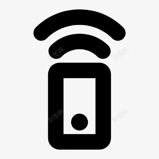 移动信号设备连接网络图标svg_新图网 https://ixintu.com wifi 无线 移动信号 网络 设备连接