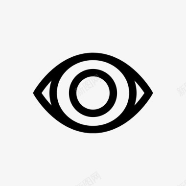 眼睛器官视力图标图标