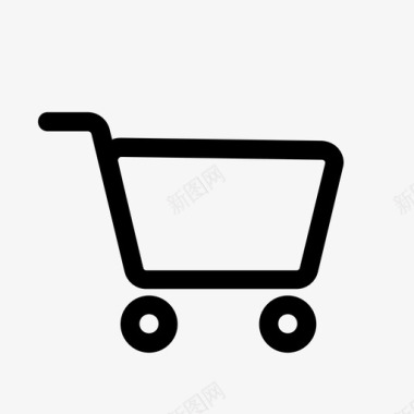 购物车结账商店图标图标