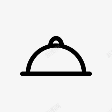 衣帽食品盖厨房图标图标