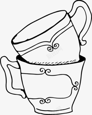 采购产品茶杯玻璃厨房用具图标图标