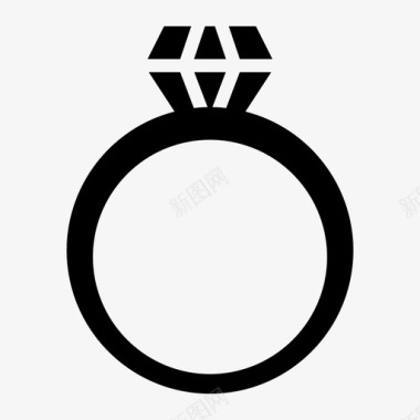 采购产品戒指钻石时尚图标图标