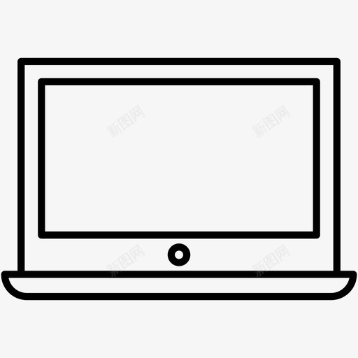 笔记本电脑macmacbook图标svg_新图网 https://ixintu.com mac macbook pc 笔记本电脑 设备