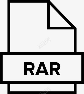 rar存档数据图标图标