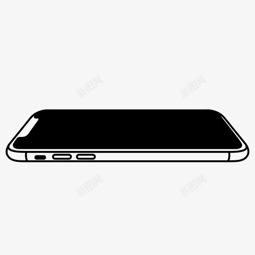 iphonex苹果小工具图标svg_新图网 https://ixintu.com iphonex 小工具 智能手机 苹果 苹果设备