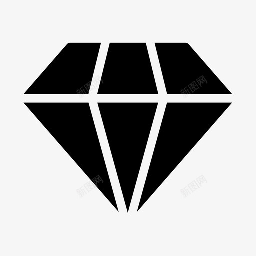 金融钻石珠宝图标svg_新图网 https://ixintu.com 珍珠 珠宝 购物 购物和电子商务图标第二卷 金融 钻石