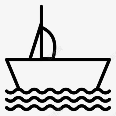 船游船运输图标图标