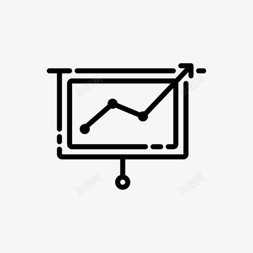 演示董事会商务图标svg_新图网 https://ixintu.com 信息图表 商务 报告 演示 董事会 财务 通用工作和办公室图标