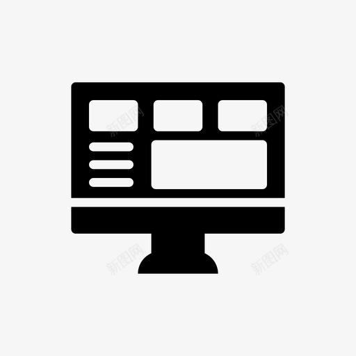 lcd设备显示器图标svg_新图网 https://ixintu.com lcd 屏幕 技术 显示器 设备 项目规划图示符第1卷