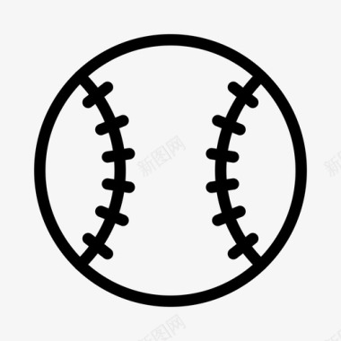 垒球游戏运动图标图标