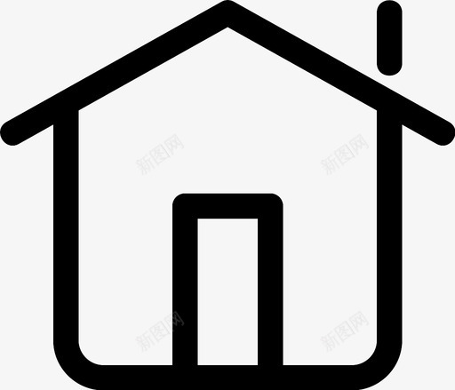 家住所小屋图标svg_新图网 https://ixintu.com 住所 家 小屋 房地产 房子