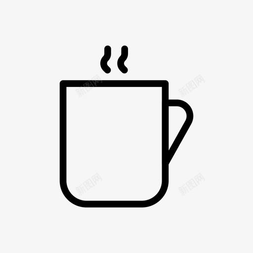 茶休息咖啡图标svg_新图网 https://ixintu.com 休息 咖啡 旅游线路图标 杯子 茶
