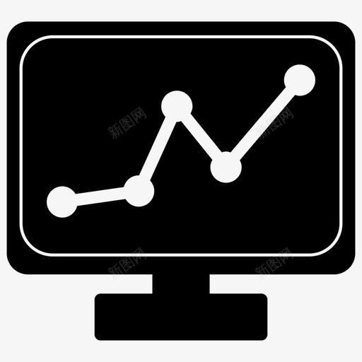 计算机图形图表显示器图标svg_新图网 https://ixintu.com pc 图表 显示器 计算机图形 集合7