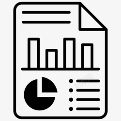 商业分析报告统计分析报告图表图标高清图片