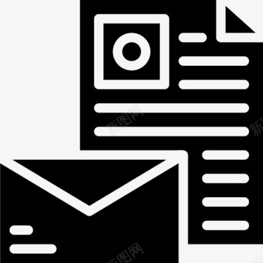 邮件文档通信联系人图标图标