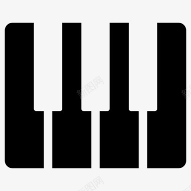 钢琴作曲家乐器图标图标