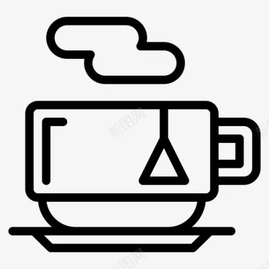 茶杯咖啡热饮图标图标