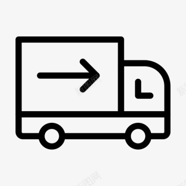 卡车购物运输图标图标