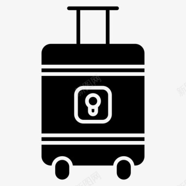 行李机场安检图标图标