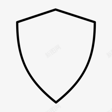 安全防病毒盾徽图标图标