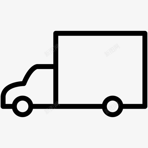 卡车汽车驾驶图标svg_新图网 https://ixintu.com 卡车 收集7 汽车 车辆 运输 驾驶