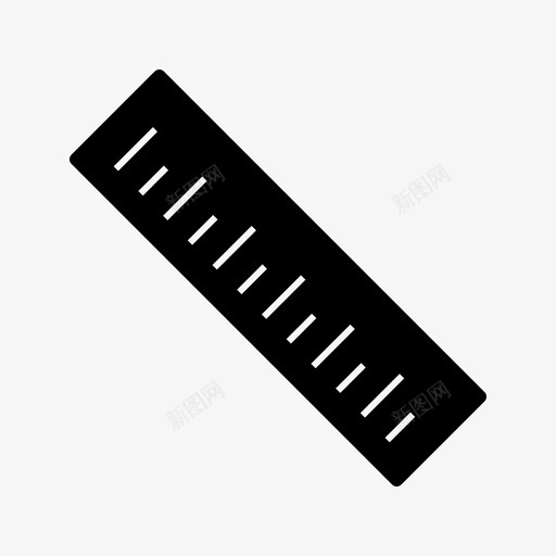 尺子几何比例尺图标svg_新图网 https://ixintu.com 5办公室 几何 尺子 比例尺