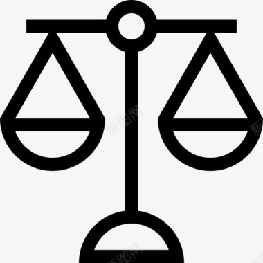 正义尺度平衡平等图标图标