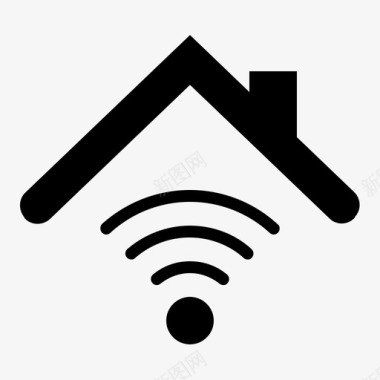 wifi家庭wifi住宅图标图标