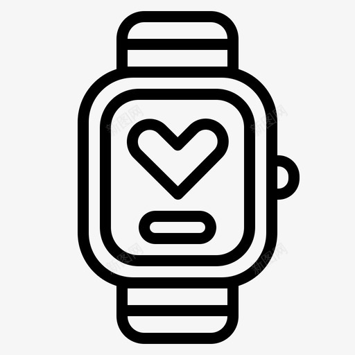 智能手表电子产品腕表图标svg_新图网 https://ixintu.com 健康 智能手表 电子产品 腕表